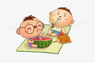 吃瓜群众的绘画图片,趣味横生的市井百态